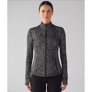 Lululemon‎ Define Luon suited jacquard full zip running jacket Size 6 EUC